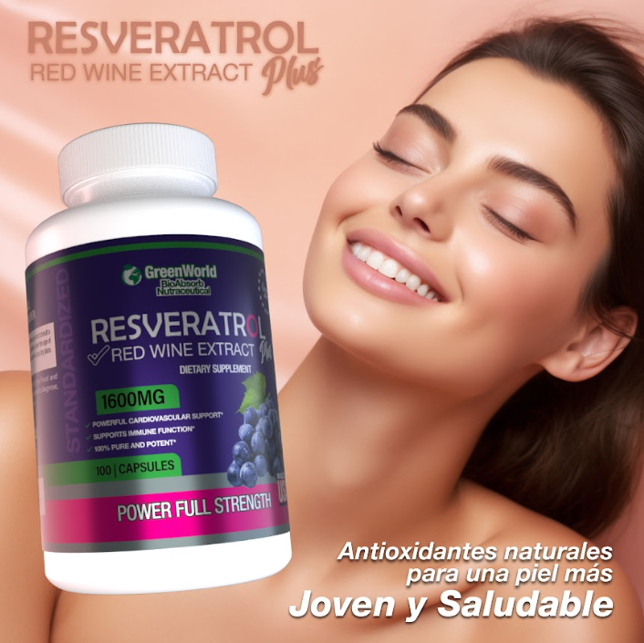 RESVERATROL (la piedra filosofal)- Juventud y energía natural 💚🔥